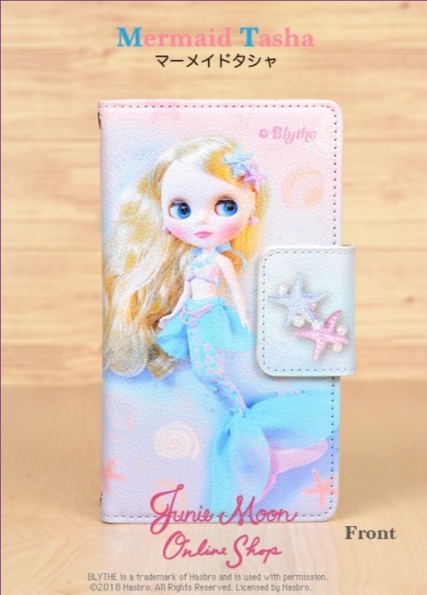 ブライス スマートフォン手帳型ケース/マーメイド・タシャ