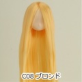 オビツ11センチボディ用植毛ヘッド ホワイティ ブロンド 11HD-D01WC08