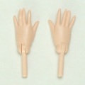 オビツ27センチ用開き手左右1組セット/ホワイティ27RP-F01W-23