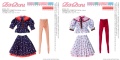 BonBons レトロ花柄ブラウス＆スカートセット BBS001