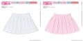 PNXS シンプルプリーツスカート ALB248