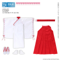 50 巫女服set FAR292-RED