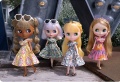 Dear Darling fashion for dolls 「インド綿フリルカラーワンピース」(22cmドールサイズ)