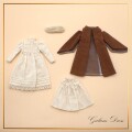 Galum 22cmオープンショルダーコートドレスセット  GMDC22-30