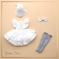 22cmピンタックワンピースドレスセット  GMDC22-7