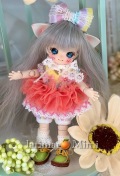 花かごの小部屋 LRヘッド  Mimiトロピカルフラッペみかんにゃん