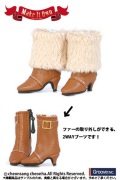 Shoes Selection ファーブーツ（キャメル）