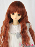 7～8インチCC耐熱ウィッグウェーブロング キャロットレッドNC-M01 9803