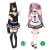 PNMにゃんこプリントソックス PNM199