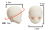 オビツボディ11cm～24cm用 M-01ヘッド OBT-M-01