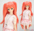 【DM-04】DD／MDD HP wigs w／Hair Pin # Coral Pink