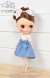 Dear Darling fashion for dolls 「デニムフィッシュテイルスカート」ライトインディゴ