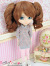 【HT-GL2226】8.0~9.5" HP Wigs w／Hair Pin # Brown10252
