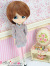 【HT-GL2226】8.0~9.5" HP Wigs w／Hair Pin # Brown10252