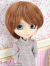 【HT-GL2226】8.0~9.5" HP Wigs w／Hair Pin # Brown10252