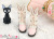 CC かわいいうさ耳付ブーツ ピンク24-3