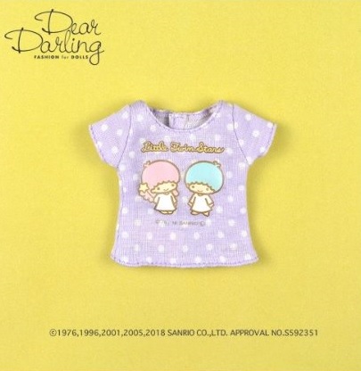 Dear Darling fashion for dolls「リトルツインスターズTシャツ」