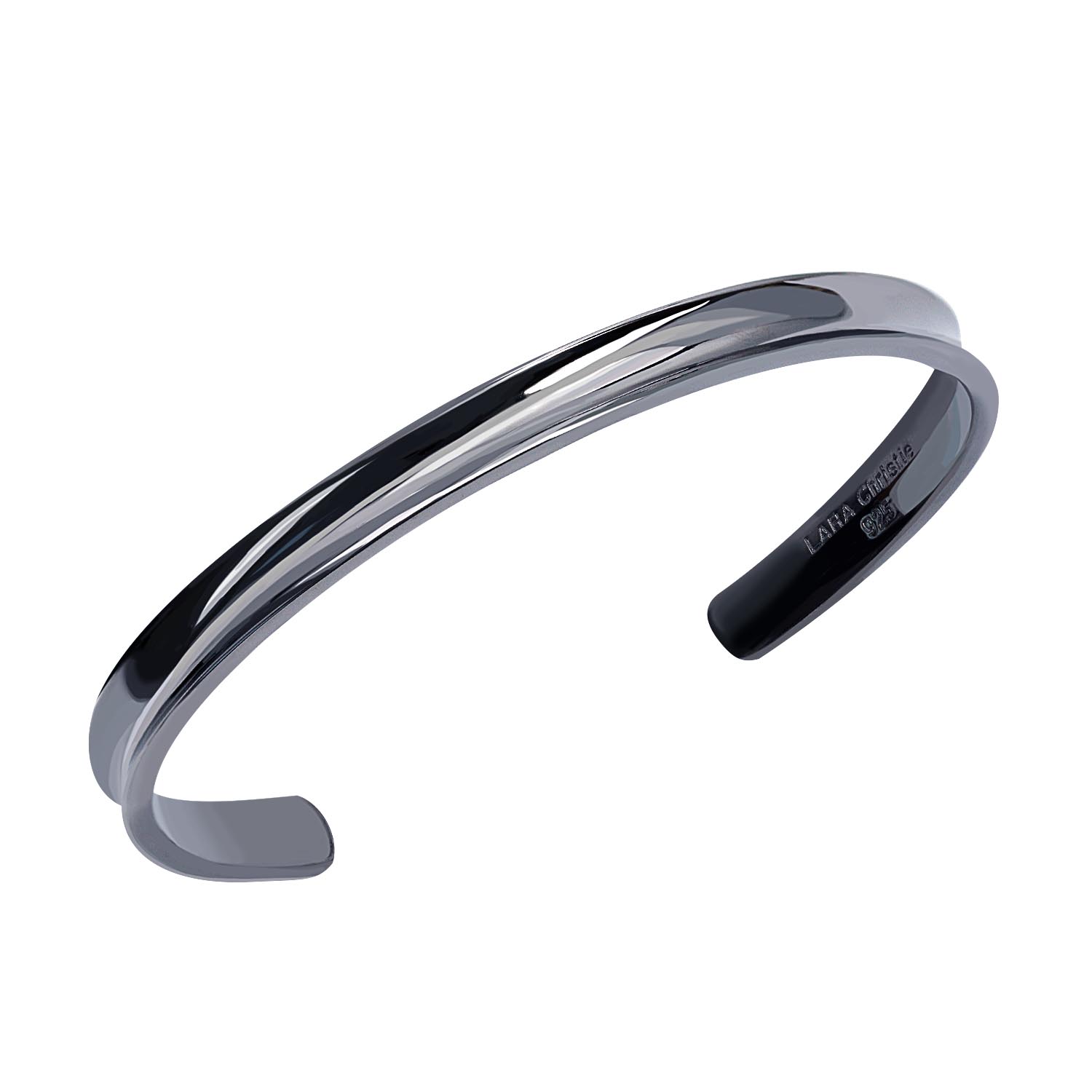 バングル メンズ シンプル デザイン [ BLACK Label ] b14012-b