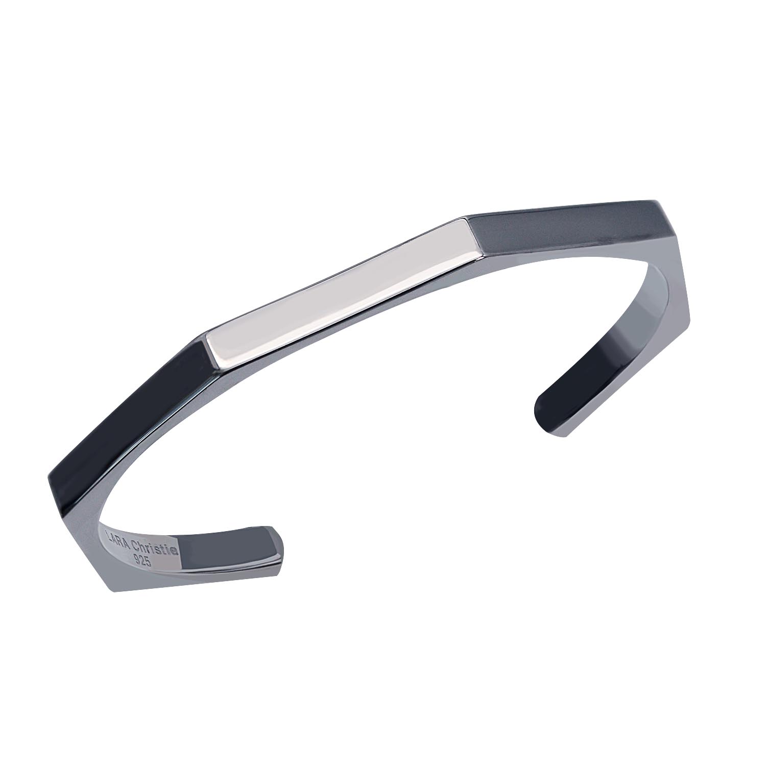 バングル メンズ シンプル デザイン [ BLACK Label ] b14013-b