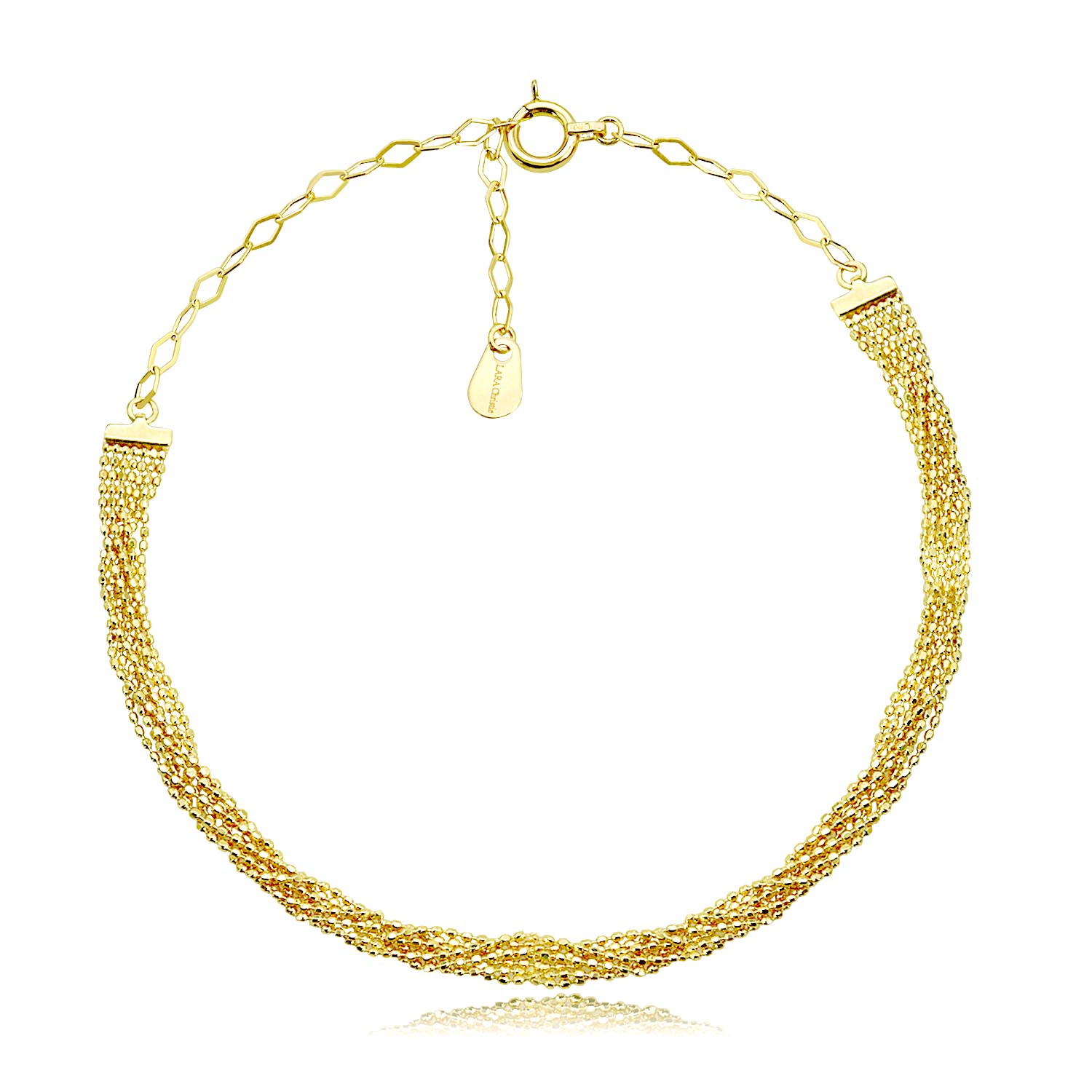 ブレスレット レディース ブリリアント ゴールド K18YG lb103-0001-yg