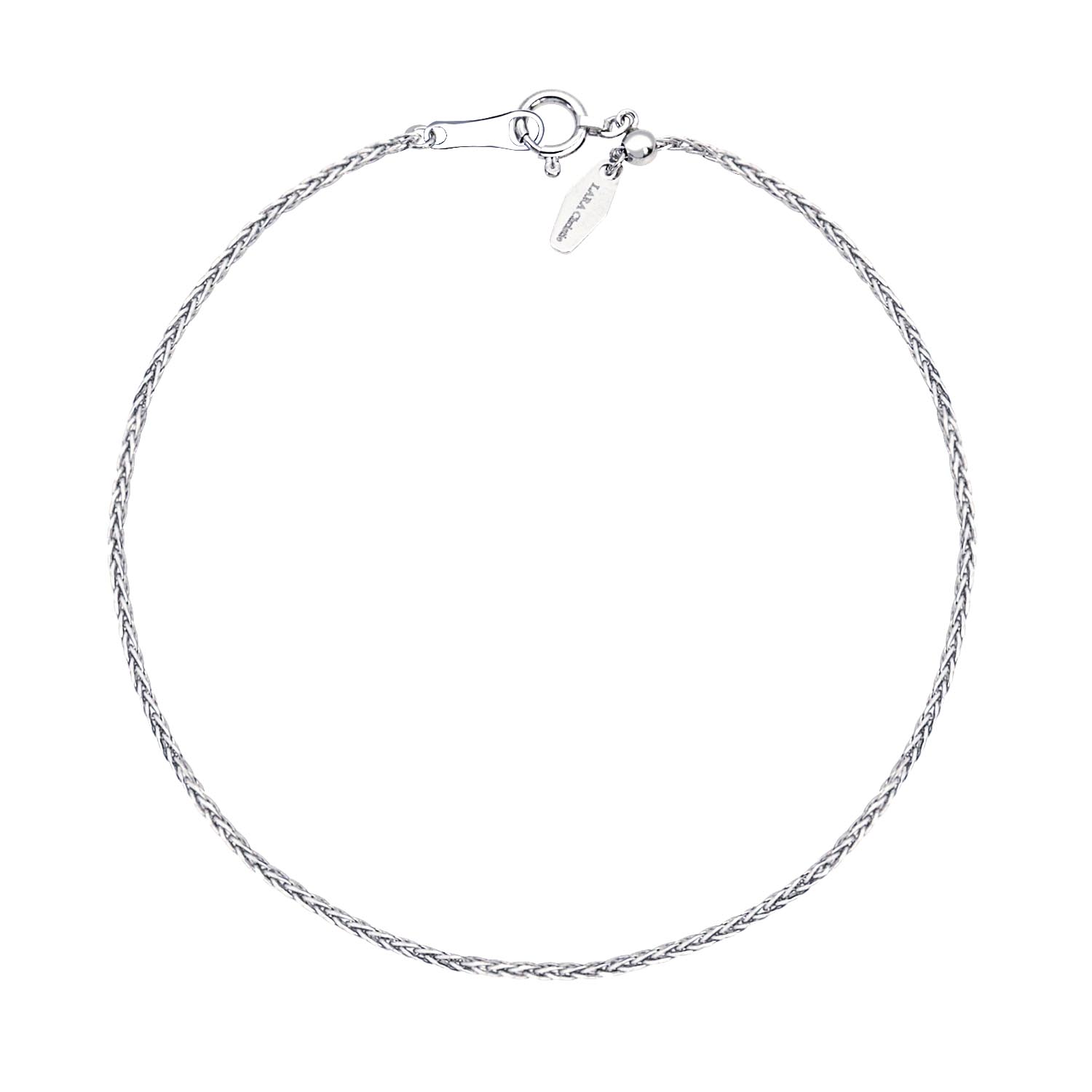 ブレスレット チェーン レディース プラチナ ゴールド PT850 18金 k18 スピガカット 最長 18cm 長さ調整可能 lb97-0011