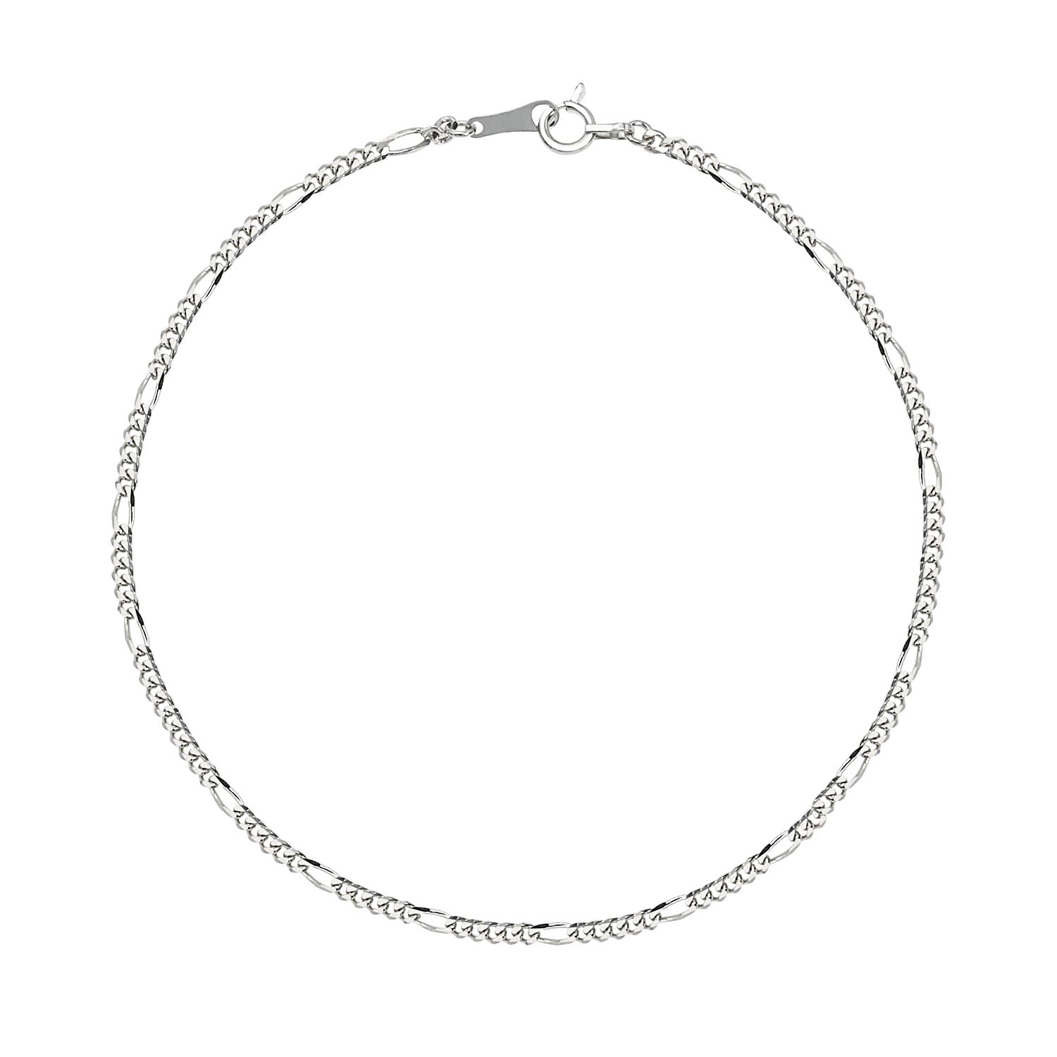 ブレスレット チェーン レディース メンズ プラチナ pt850 ゴールド K18 フィガロ  lb97-0013