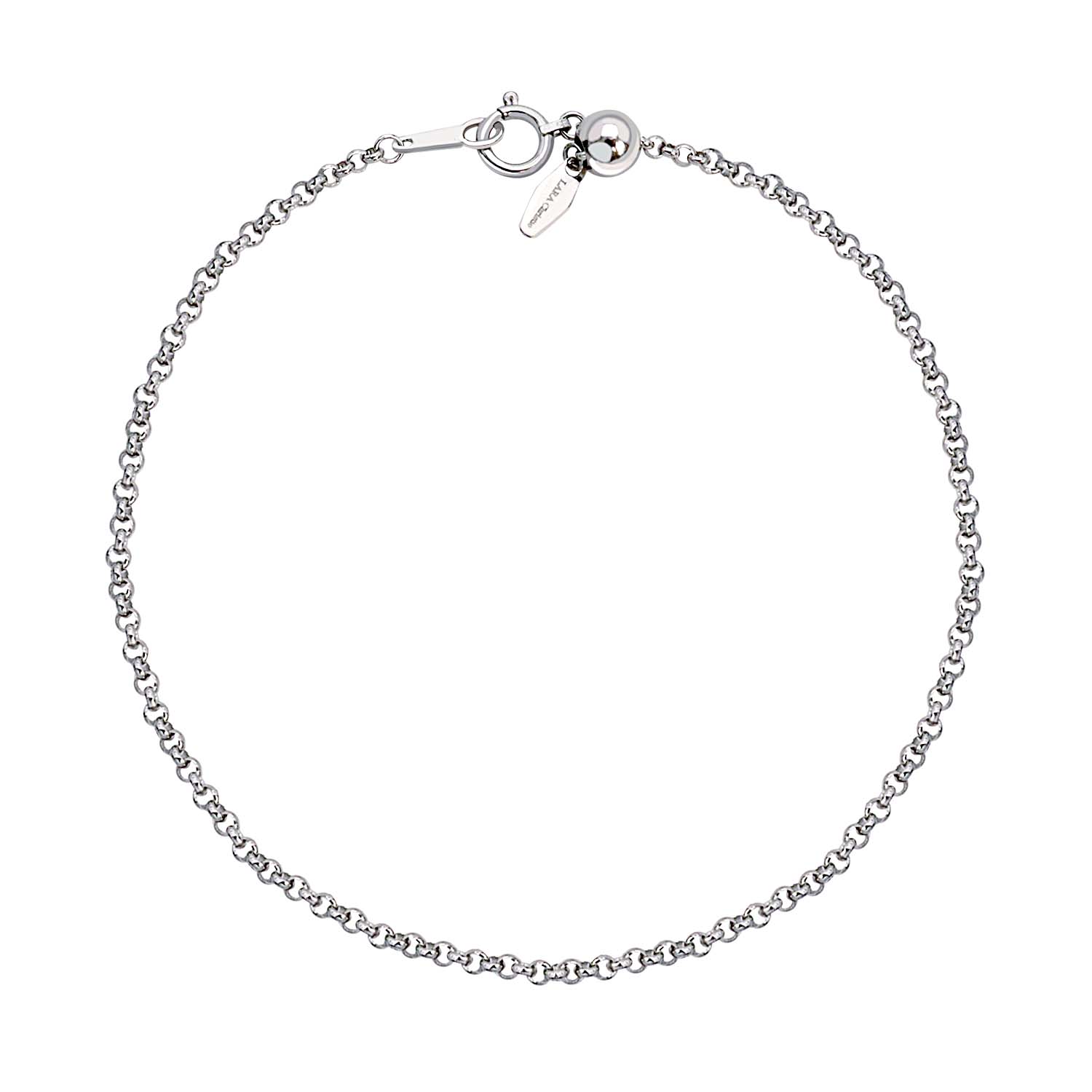 チェーン  ブレスレット ロールチェーン 幅 約 1.9mm pt850 プラチナ