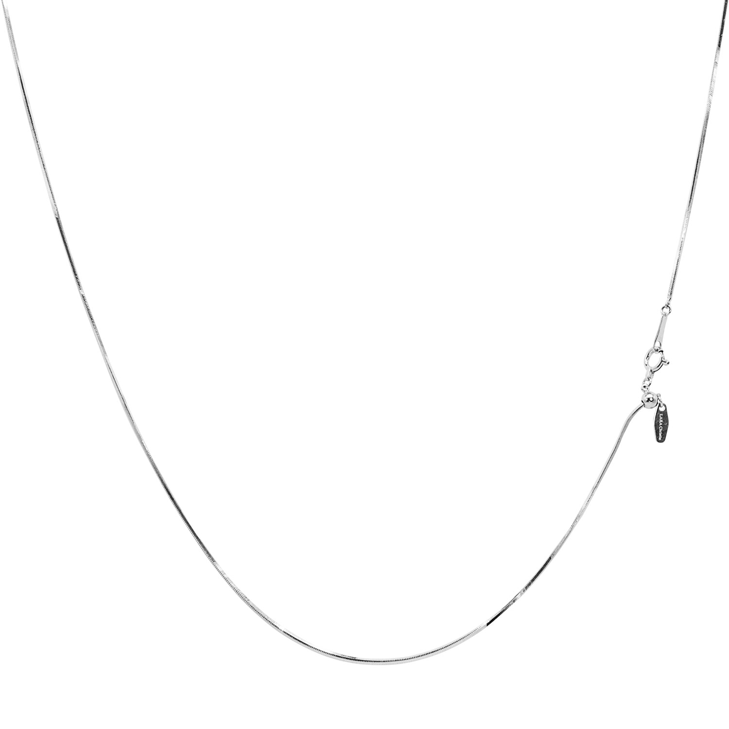 プラチナ チェーン ネックレス pt850 オクトストロー 幅0.8mm 約4.78g 最長45cm 長さ調整可能 lc97-0068