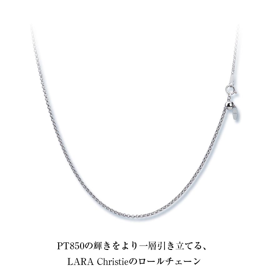 チェーン チェーン ネックレス pt850 ロールチェーン 幅約 1.9mm