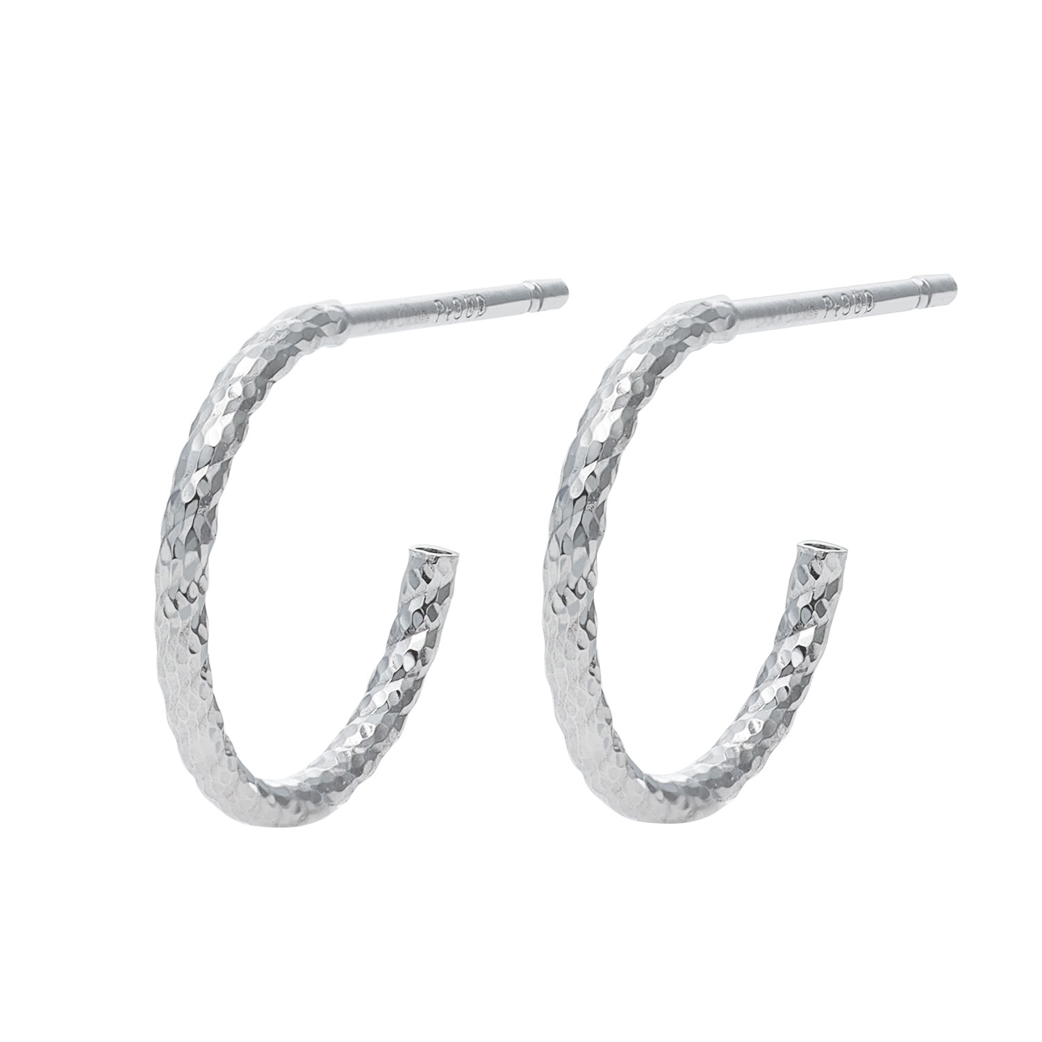 ピアス レディース プラチナ 地金 中空 フープピアス PT900 プラチナ