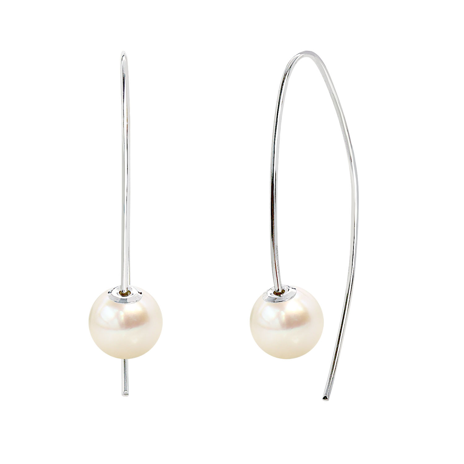 ピアス レディース アコヤ真珠 6.5mm 計 2珠 le107-0002