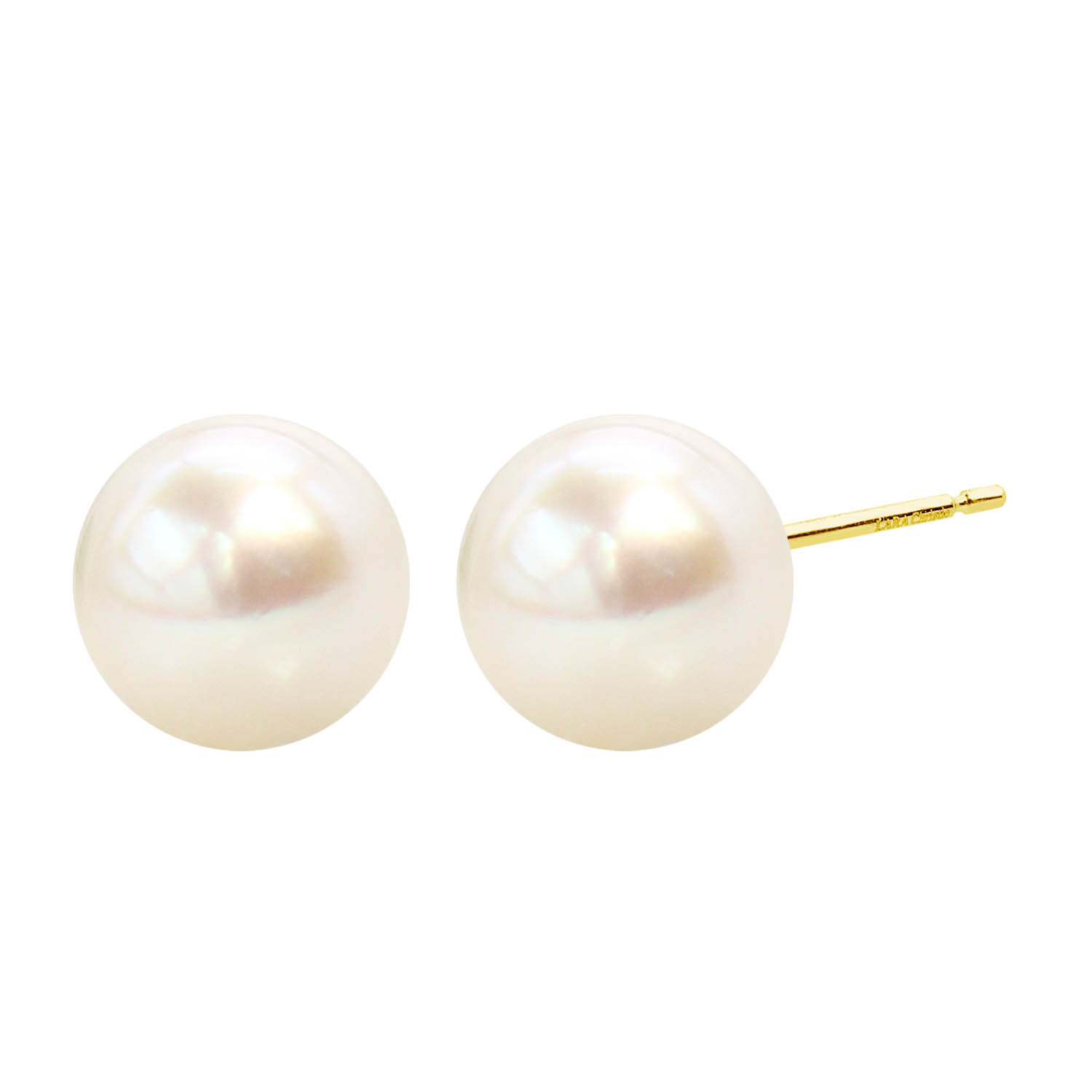 ピアス レディース あこや本真珠 花珠 8mm UP 両耳 2珠 パール 鑑別書付き le107-0007