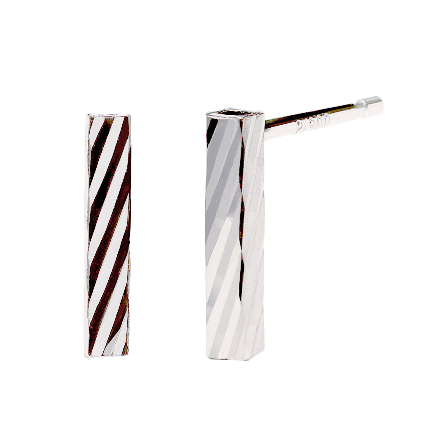 ピアス レディース 地金 バー デザイン