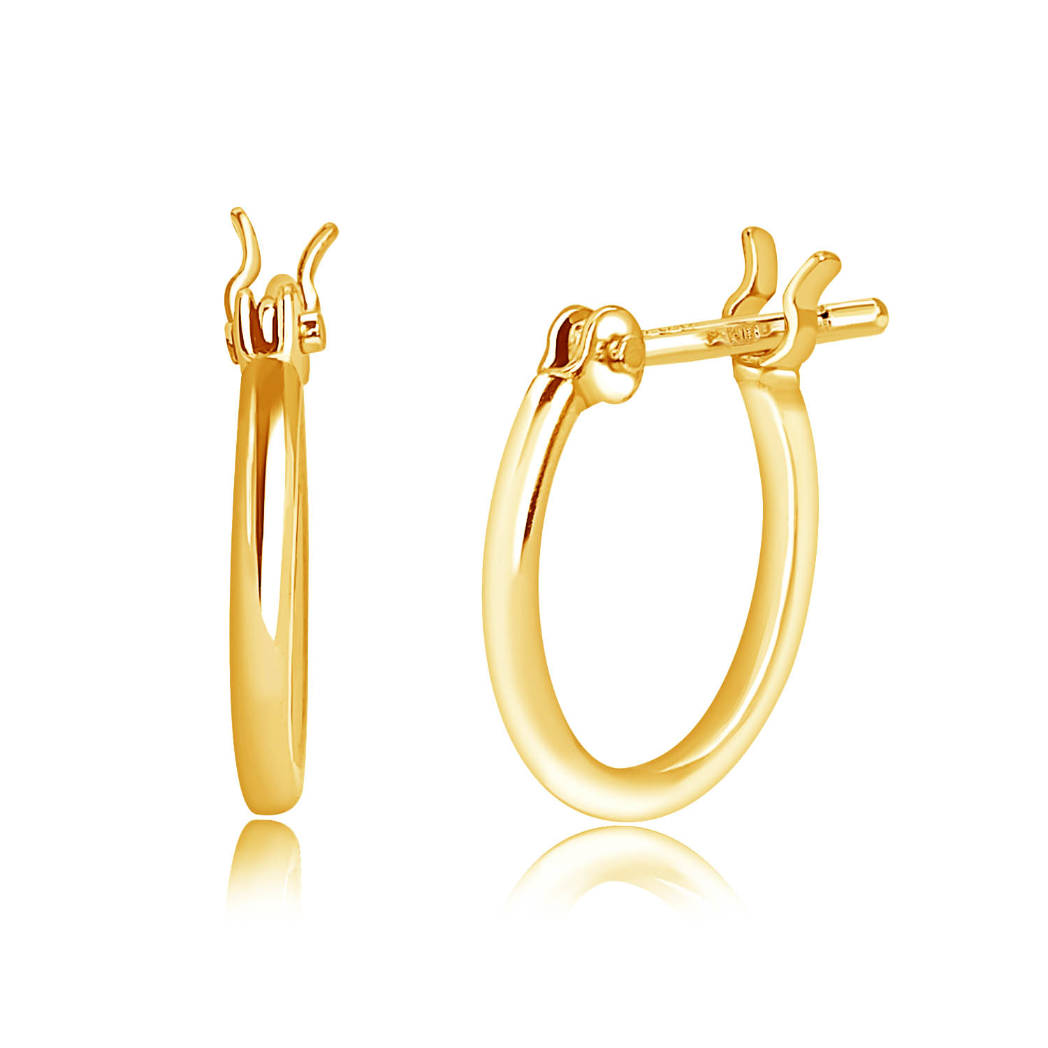 ピアス 両耳 ダイヤモンド 計 0.2ct フラワー K18 ゴールド 18金 le56  