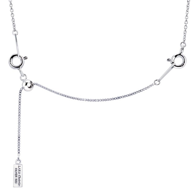 ララクリスティー シルバー アジャスター チェーン