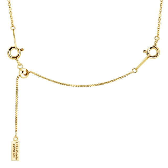 ララクリスティー シルバー アジャスター チェーン