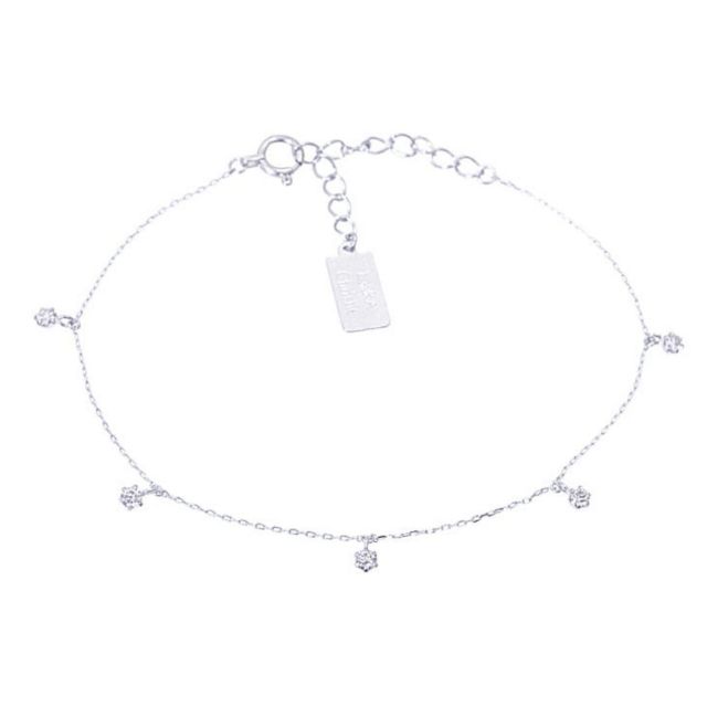 ダイヤモンドブレスレット ベイビーズ ブレス 0.15ct プラチナ Pt900