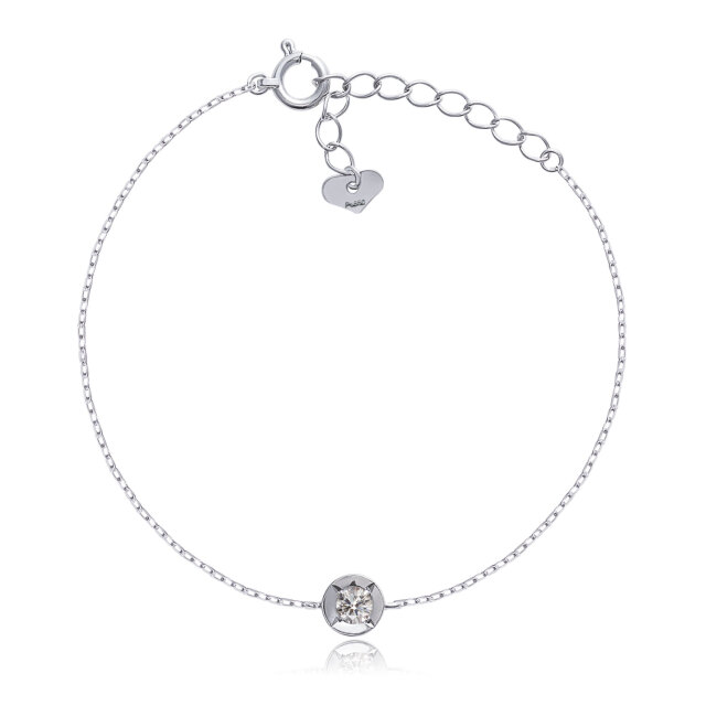 PT900 プラチナ ダイアモンド1CT ブレスレット ブレスレット プラチナ ダイヤモンド 1.0ct フルエタニティ