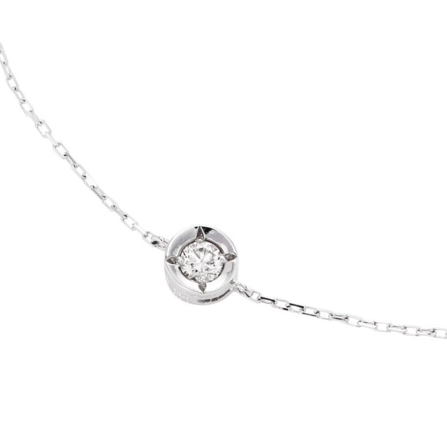 ブレスレット ダイヤモンド 1石 0.1ct pt900 プラチナ lb71-0001-pt