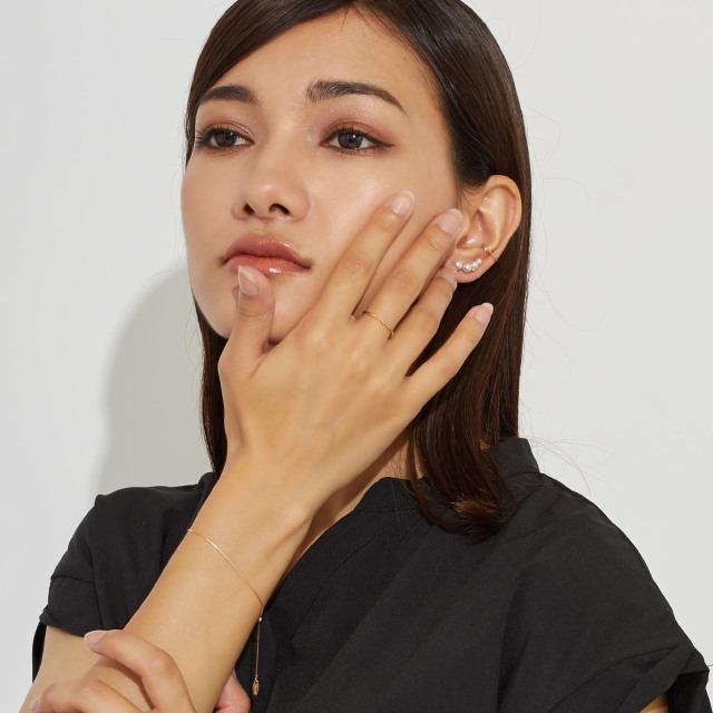 ララクリスティー チェーン ブレスレット ベネチアン K18 ララクリスティー チェーン ブレスレット ベネチアン1.5φ 幅 約