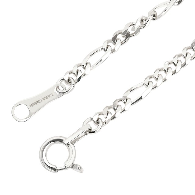 ブレスレット チェーン レディース メンズ プラチナ pt850 ゴールド K18 フィガロ  lb97-0013