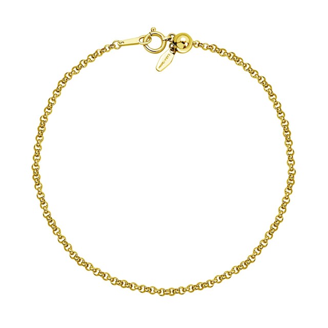 チェーン  ブレスレット ロールチェーン 幅 約 1.9mm K18 ゴールド