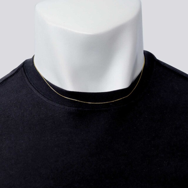 ネックレスチェーン着用画像