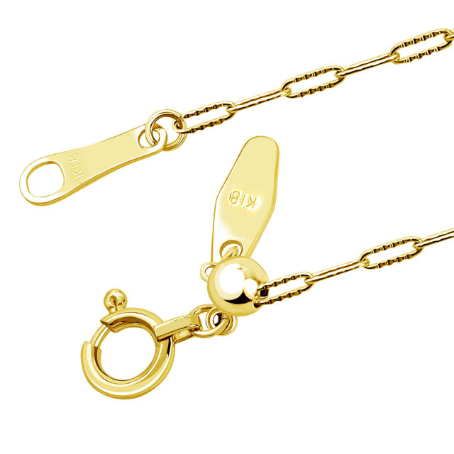 ゴールド チェーン ネックレス 18金 K18 ファンタジアウェーブ