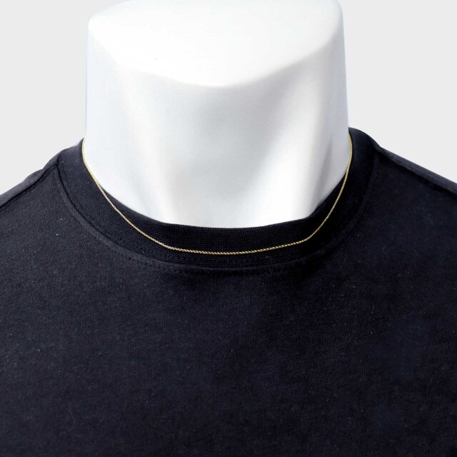 ゴールド チェーン ネックレス 18金 K18 ロール 幅 1.0mm 約 1.5g 最長