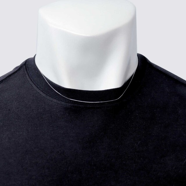 ネックレスチェーン着用画像