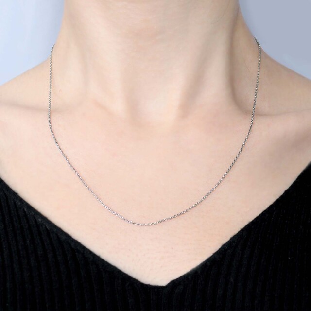 ネックレスチェーン着用画像