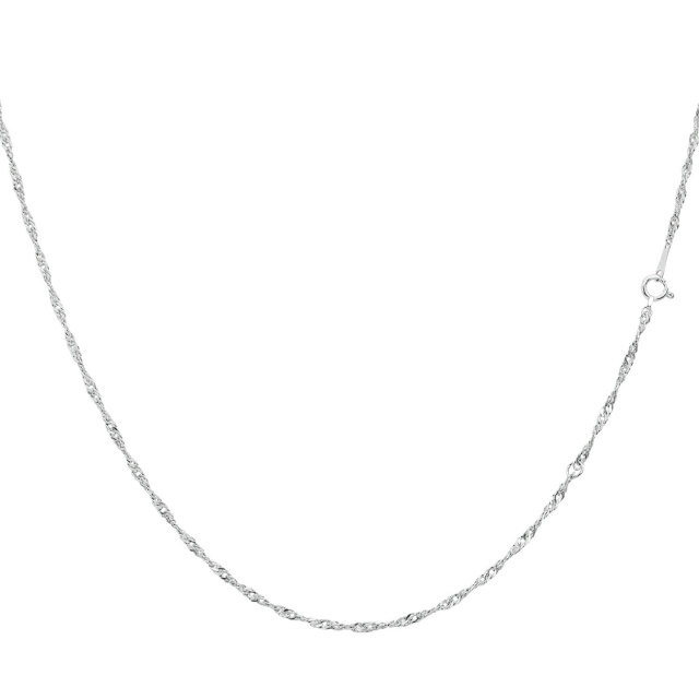 ネックレス チェーン スクリュー 幅 2mm pt850 プラチナ 約 5.24g 長さ 55cm lc97-0043-pt-033-55