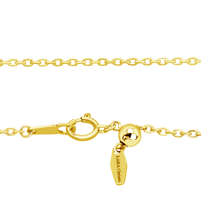 チェーン  ネックレスチェーン 丸小豆0.45φ 幅 約 1.5mm K18 ゴールド