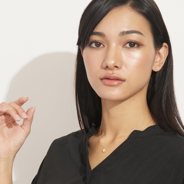 ピアス レディース オパール 0.5ct PT900 K18 ゴールド le56-0026